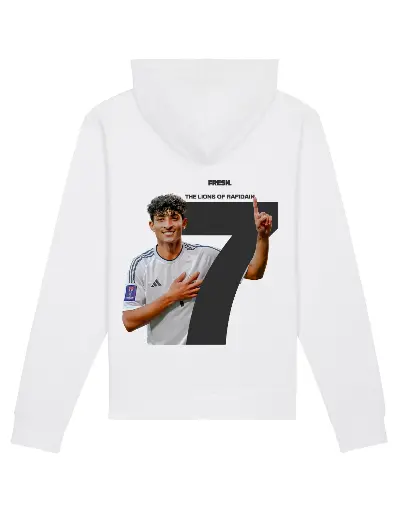 Ali Jasim White Hoodie